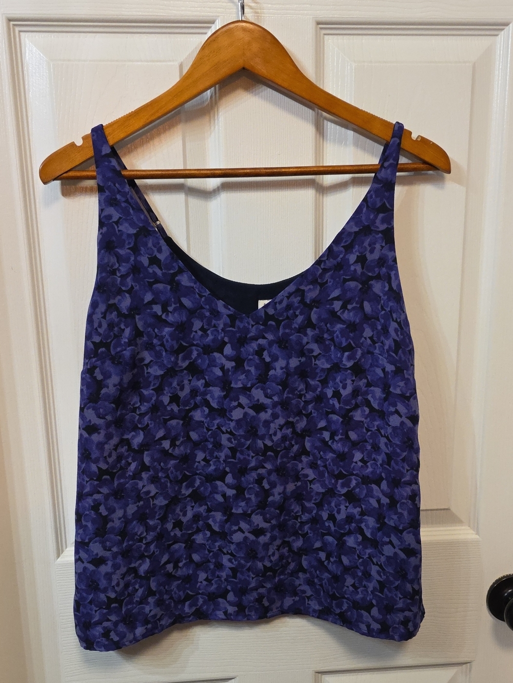 A New Day Women's Purple Floral Tank Top - Camisole
